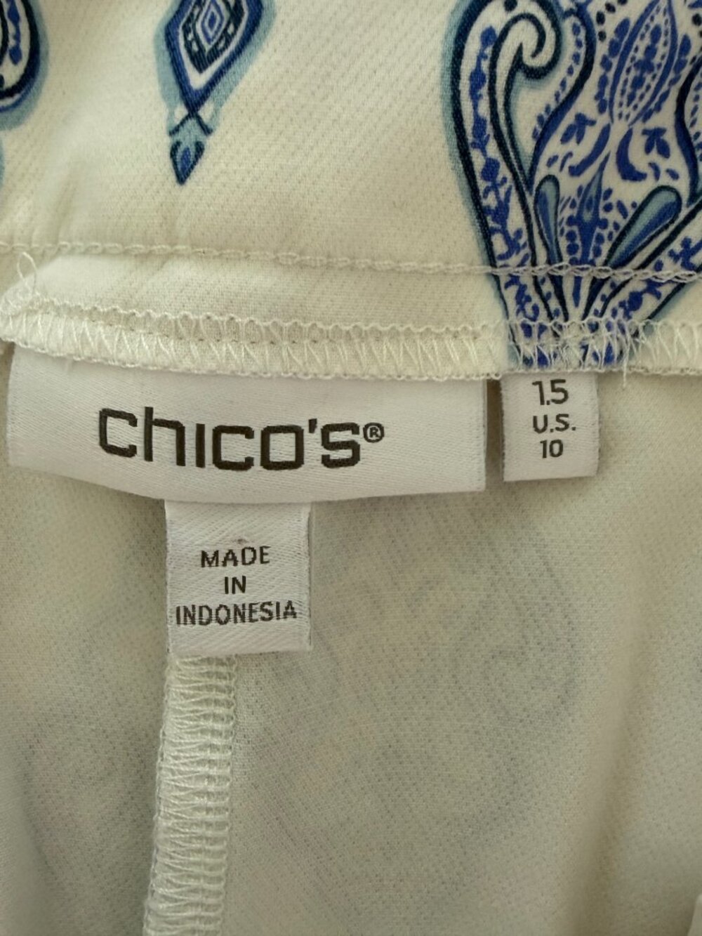 Chico's LightWeight Juliet Kick Flare Pants Size 1.5‎ or 10 - Picture 10 of 11